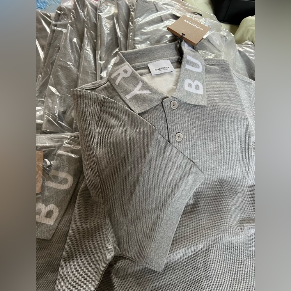 NWT burberry men polo shirt